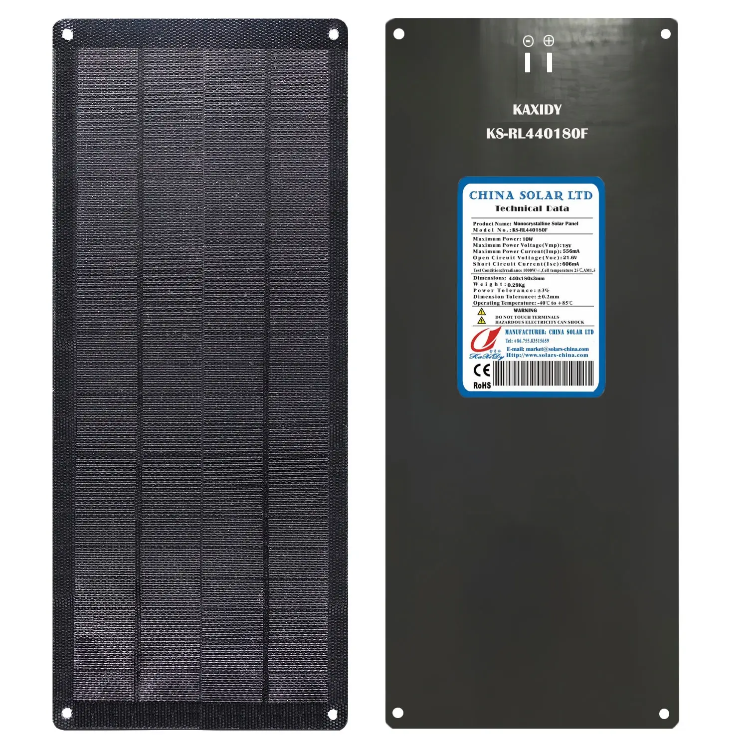 Flexibel Zonnepaneel 10W