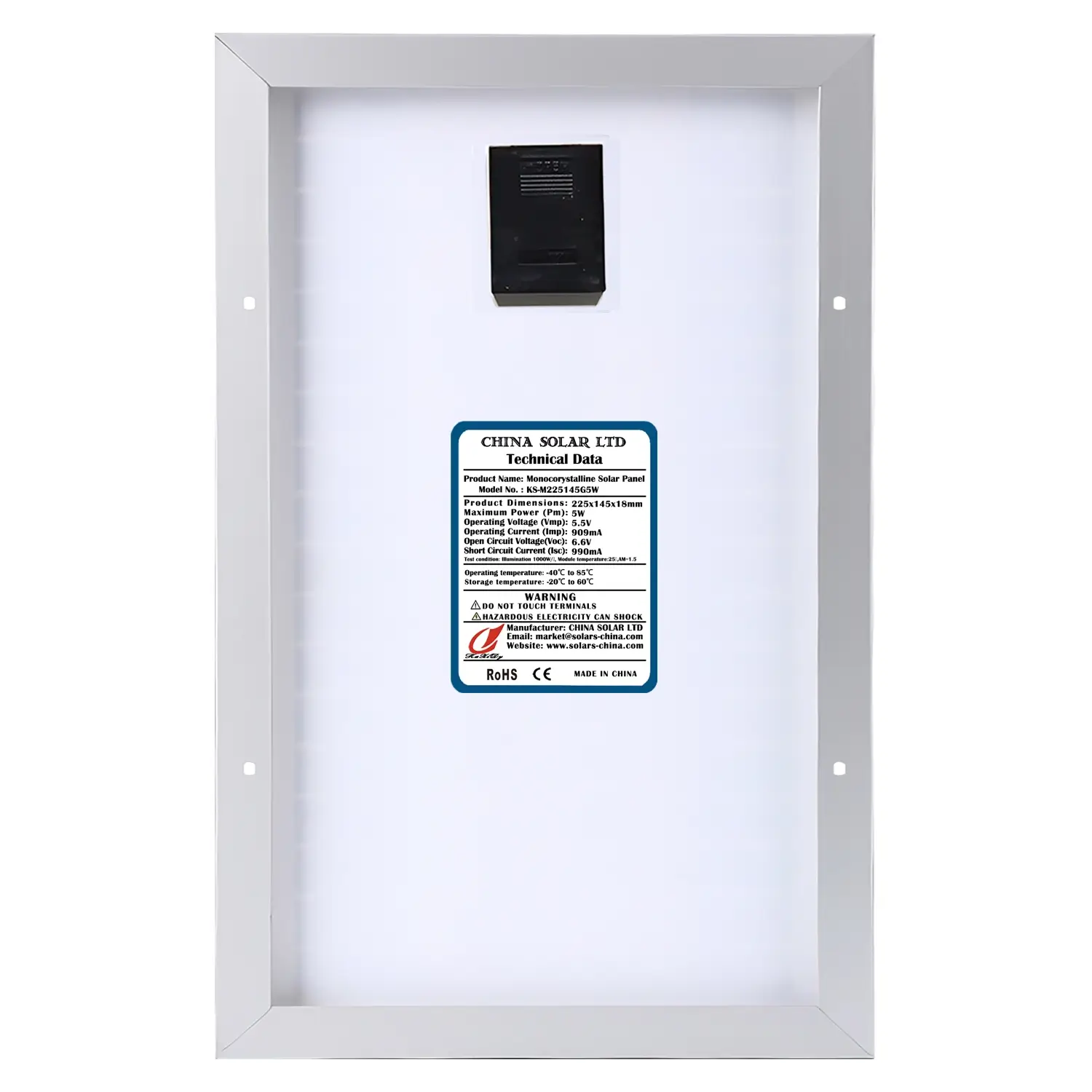 5W Zonnemodule