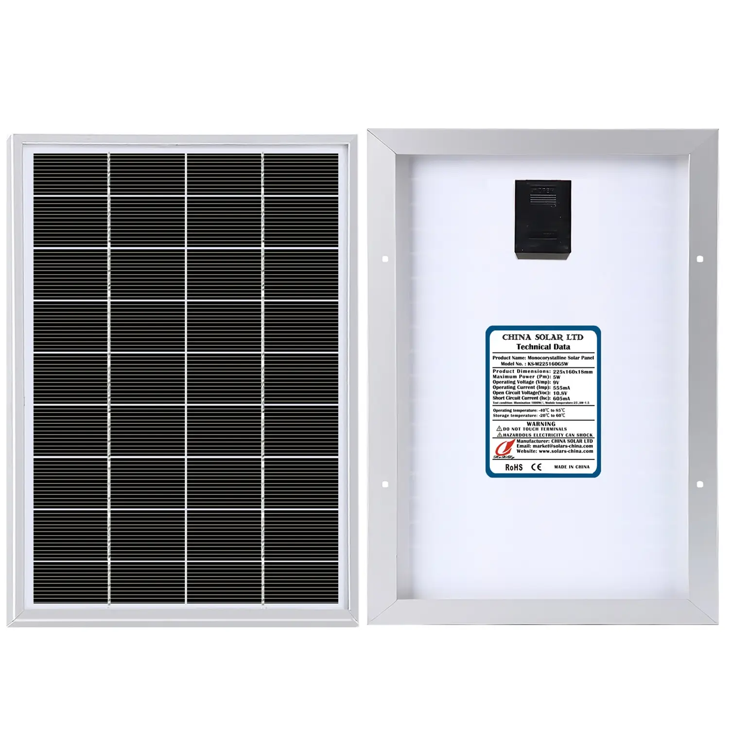 Fotovoltaïsche Zonnepanelen 5W