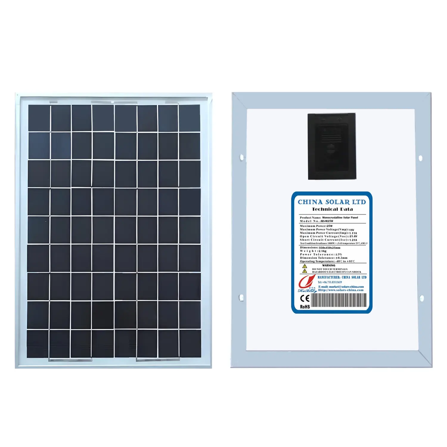Zonnecelmodule 25W