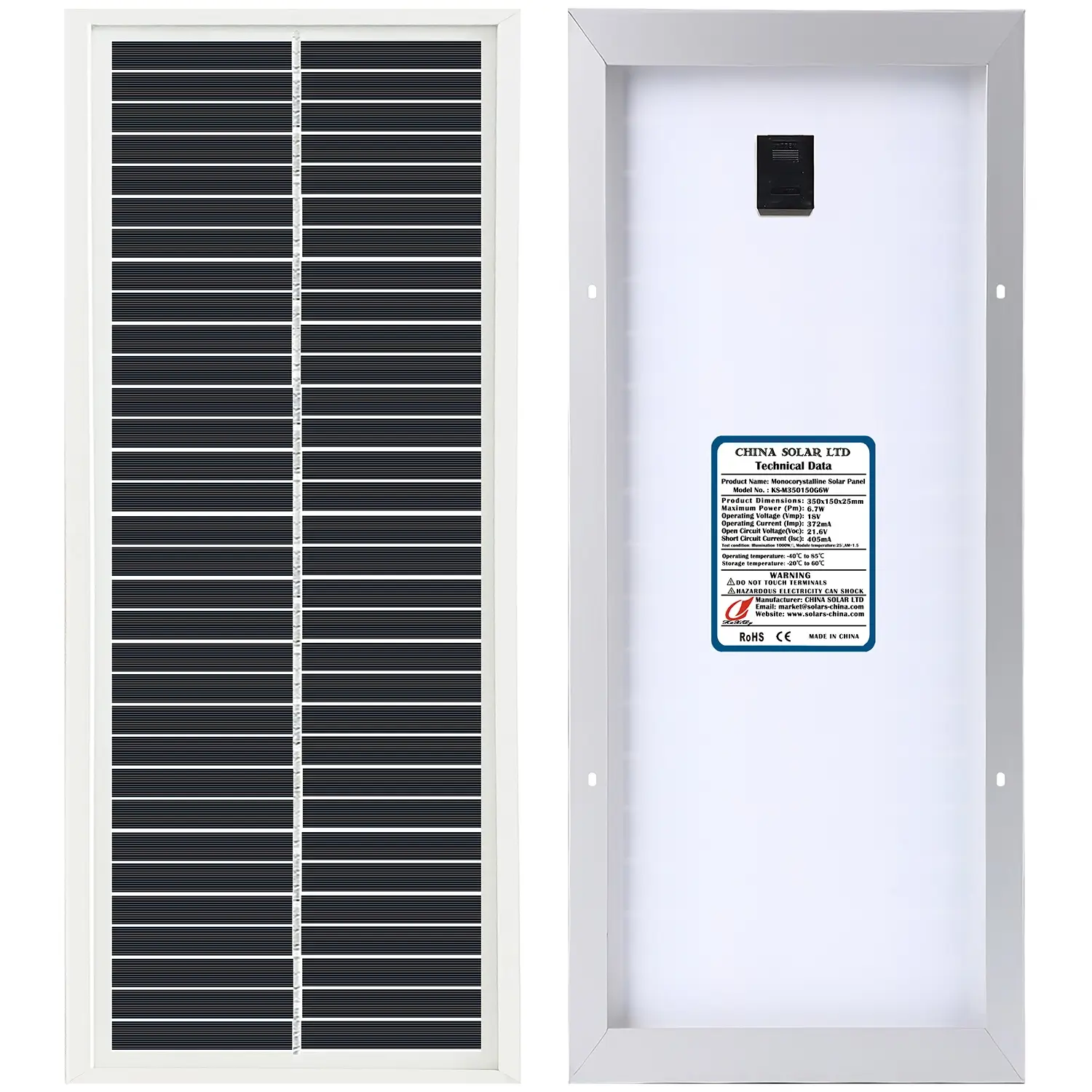 6W Fotovoltaïsche Zonnepanelen