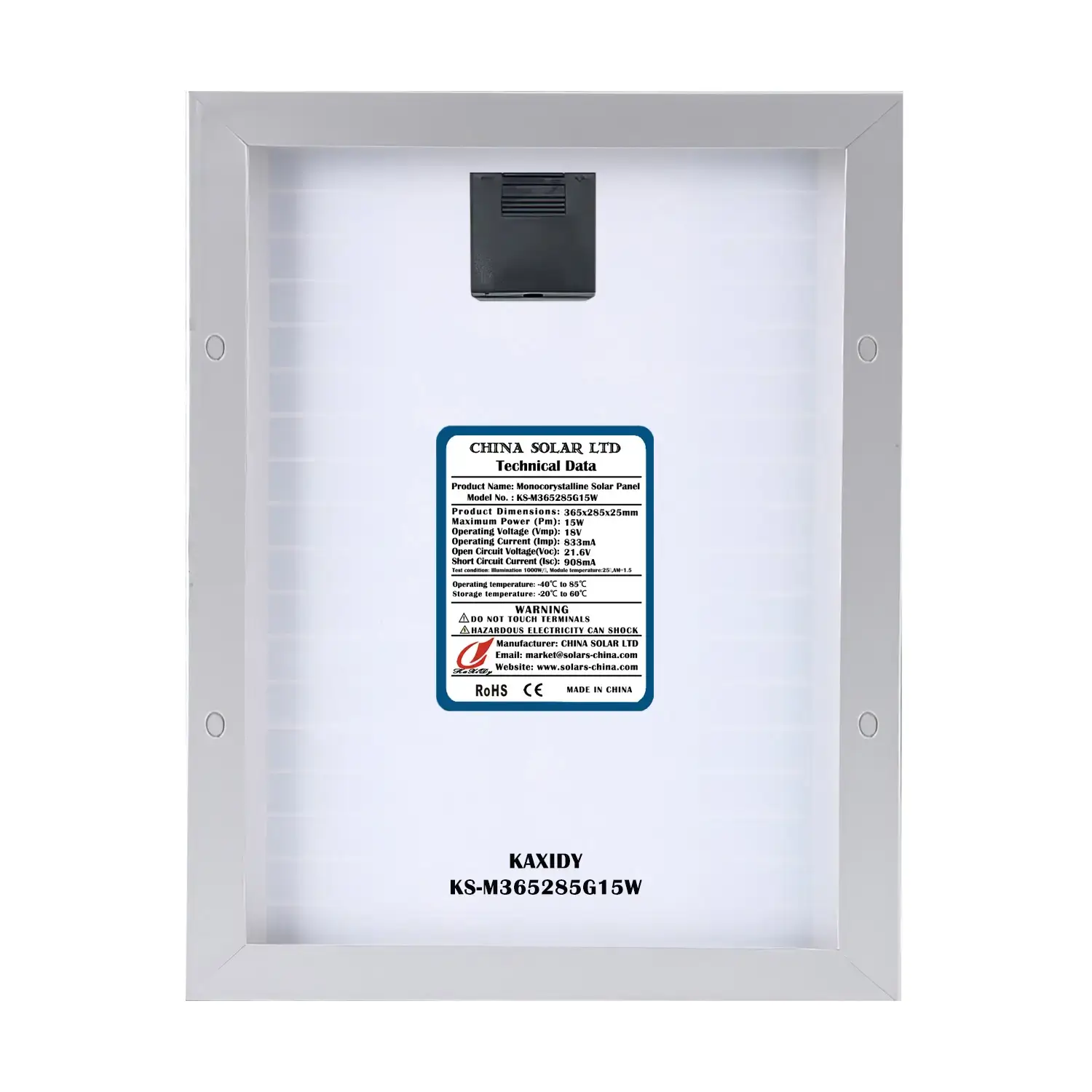Zonnepaneel 15W