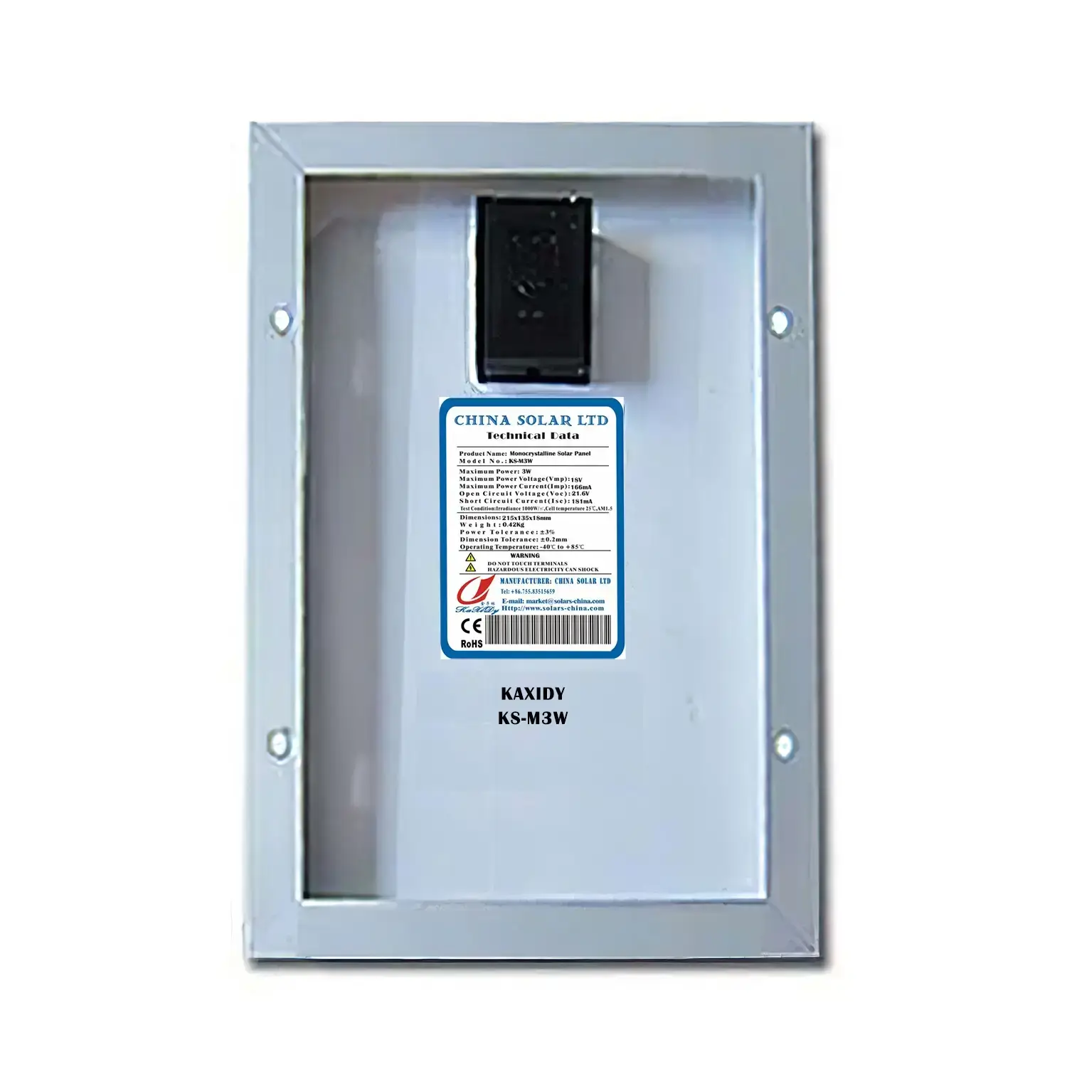 Fotovoltaïsch Zonnepaneel 3W