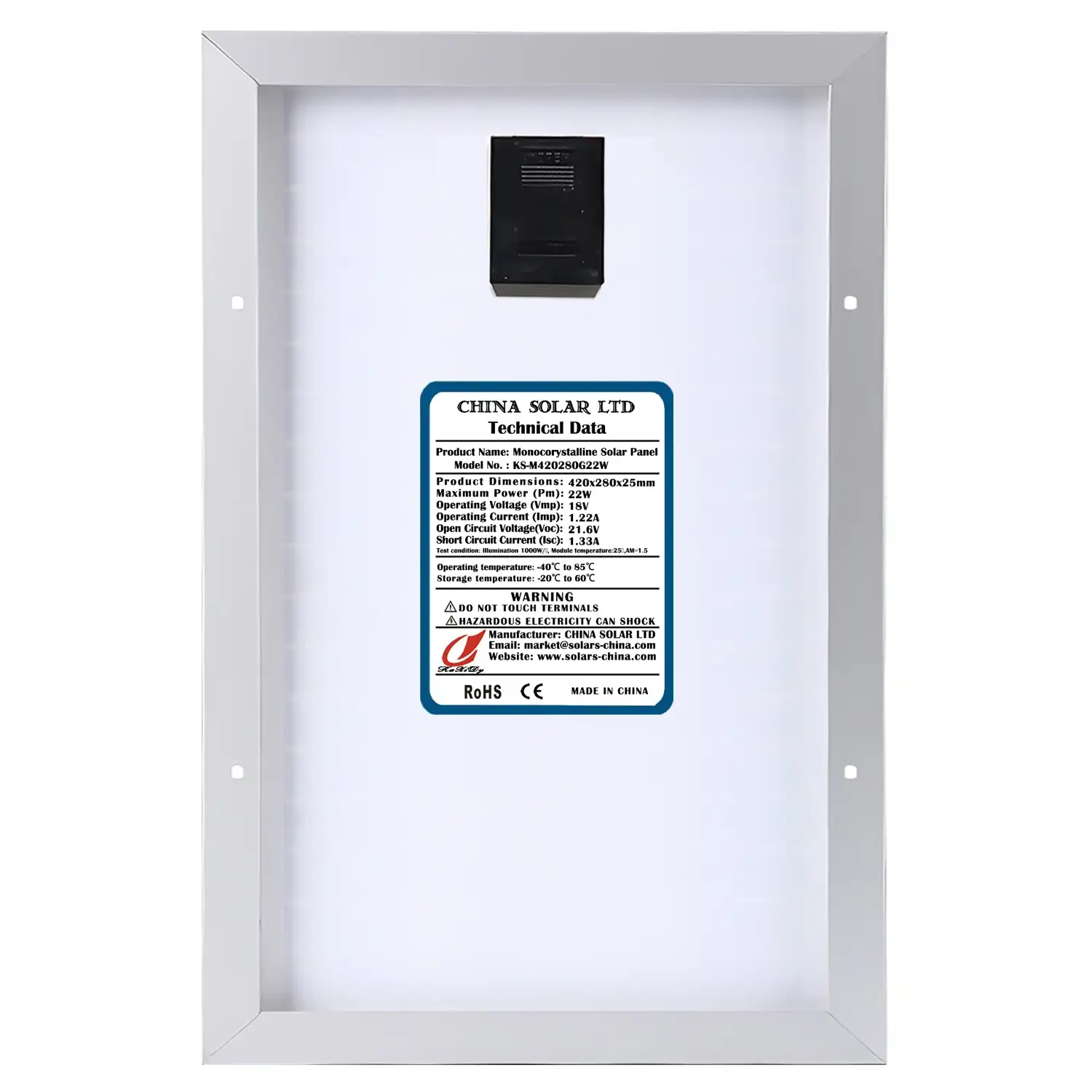 Fotovoltaïsch Zonnemodule 20W