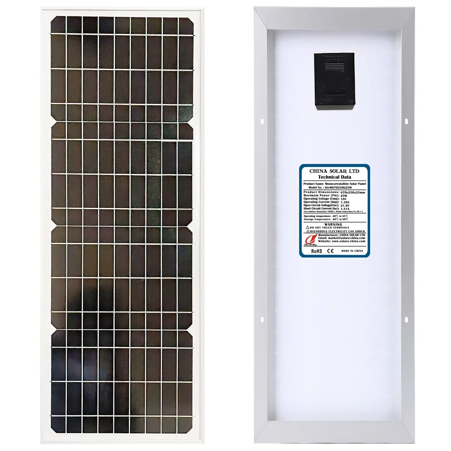 Zonnemodule 25W