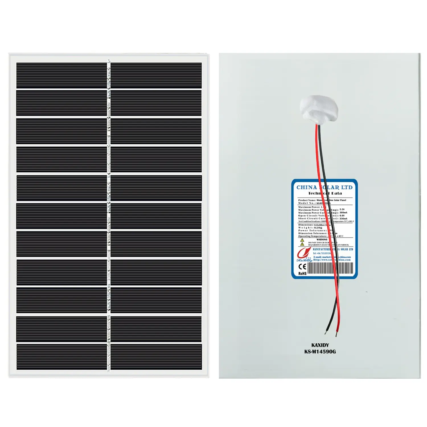 5,5V Fotovoltaïsch Zonnepaneel