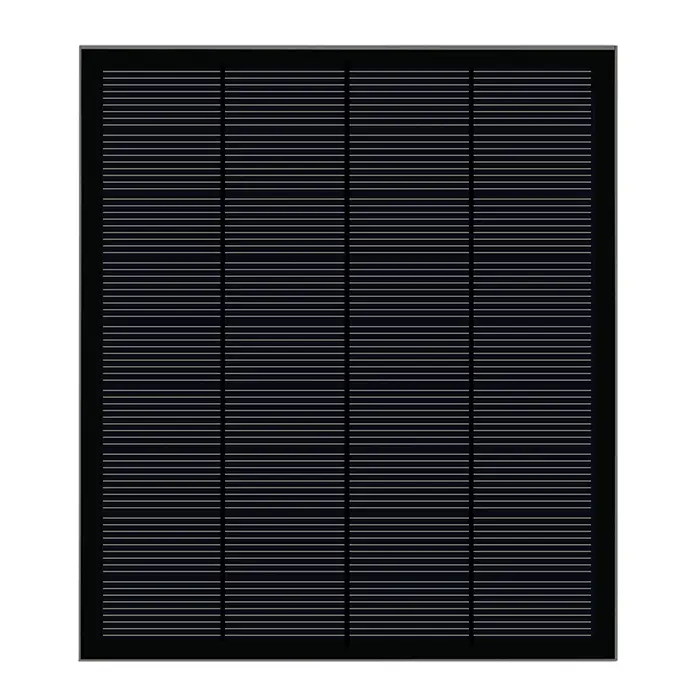 Zwart Zonnepaneel 4W