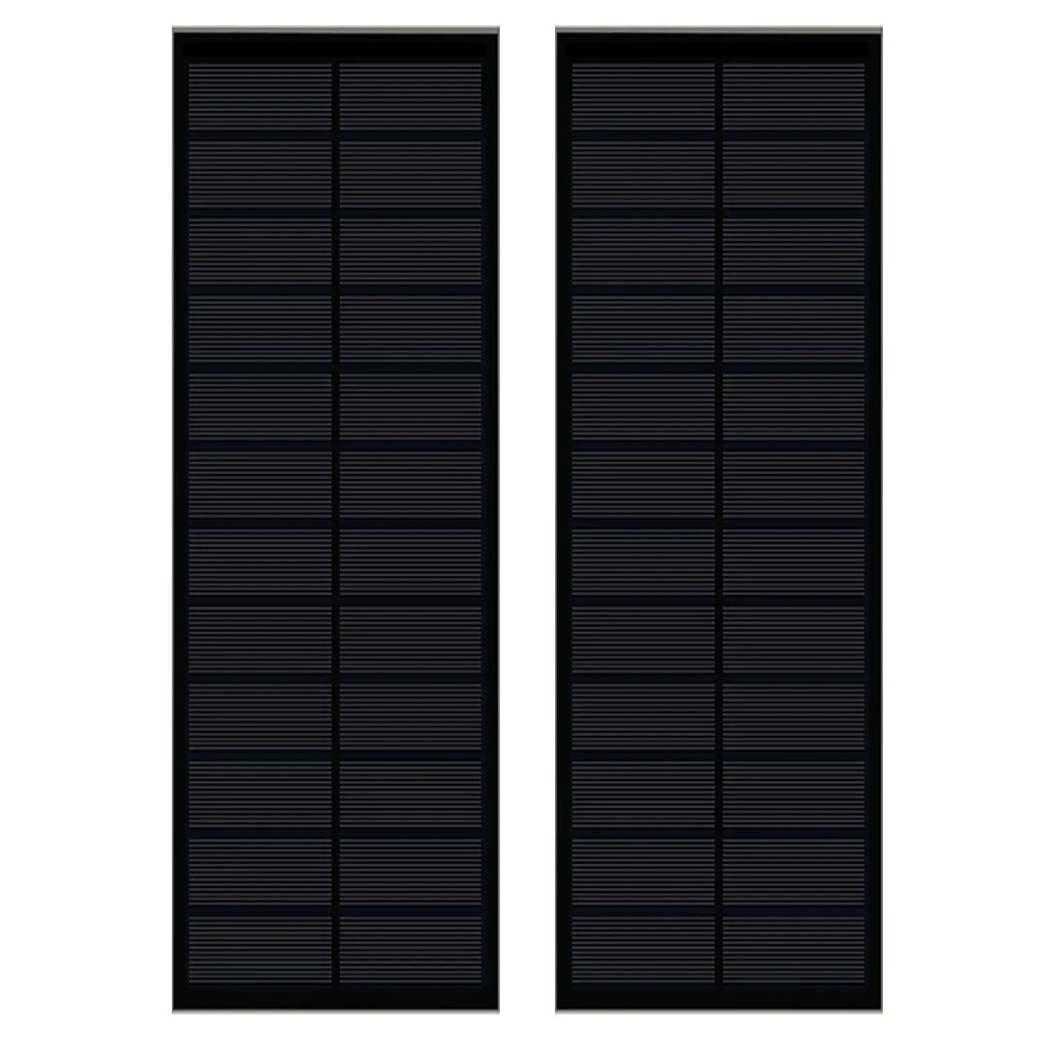 6V Zwart zonnepaneel
