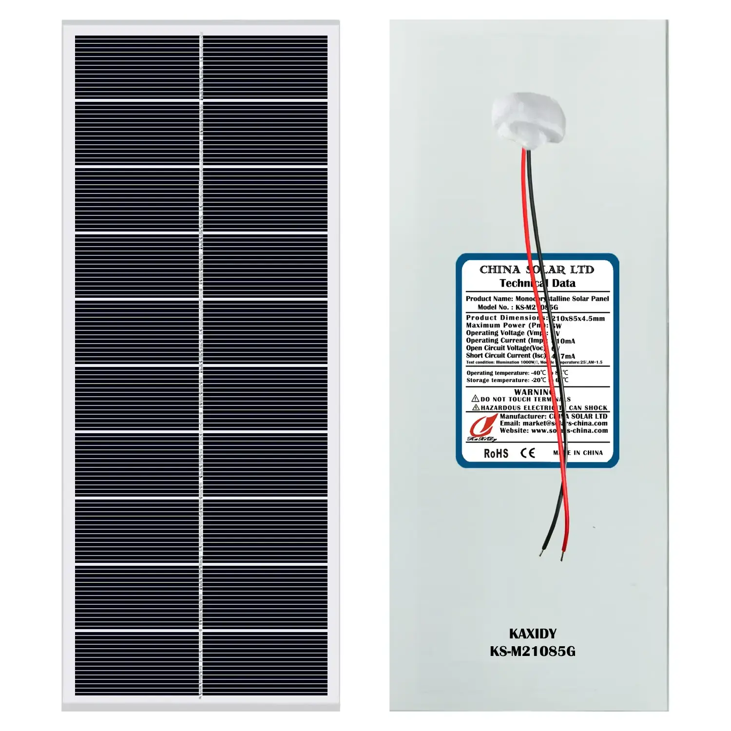 Zonnepaneel 2W 5V