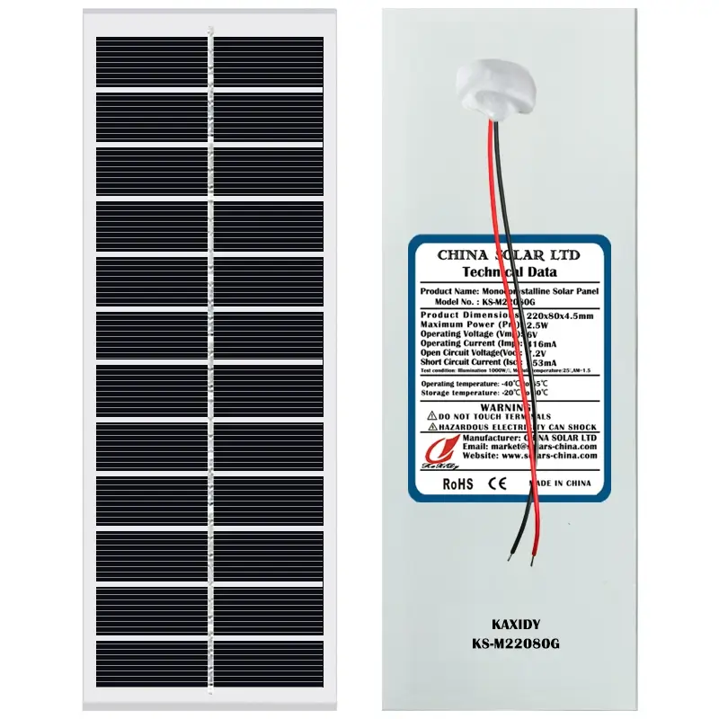 Kleine Zonnepaneel 6V