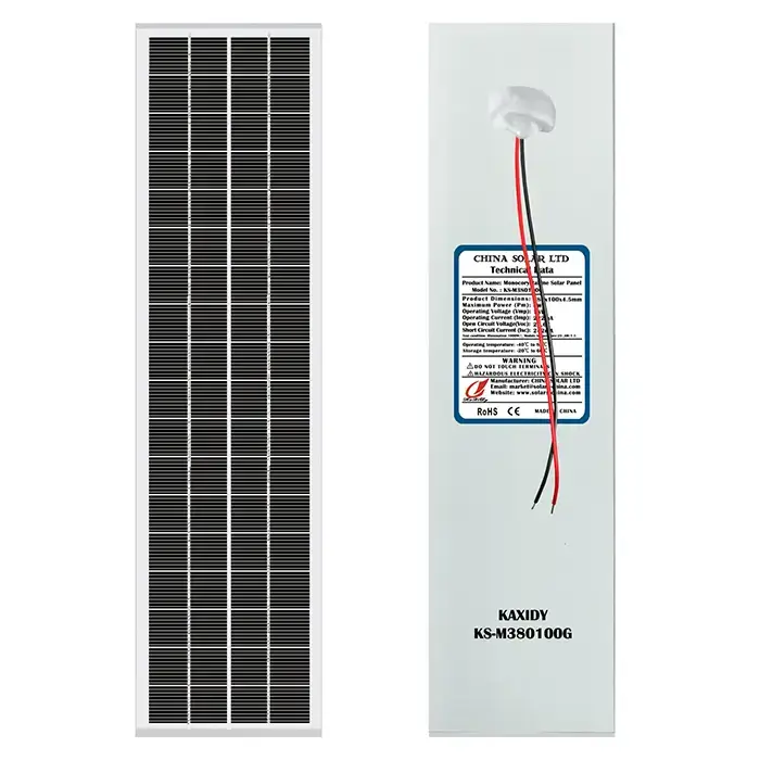 Glazen Zonnepanelen 4W
