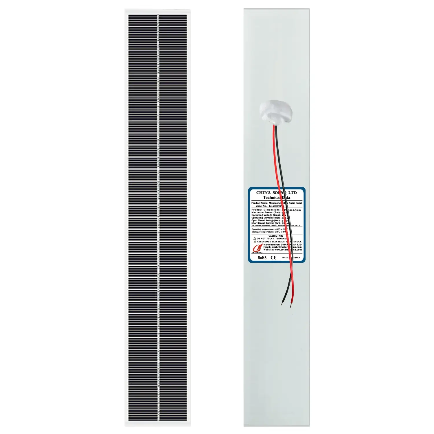 Monokristallijn Zonnepaneel 12V