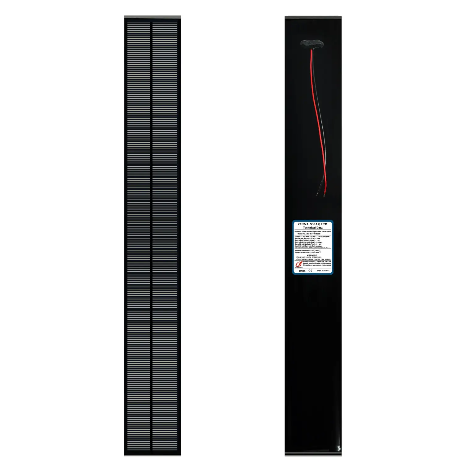 10W Fotovoltaïsch Zonnepaneel