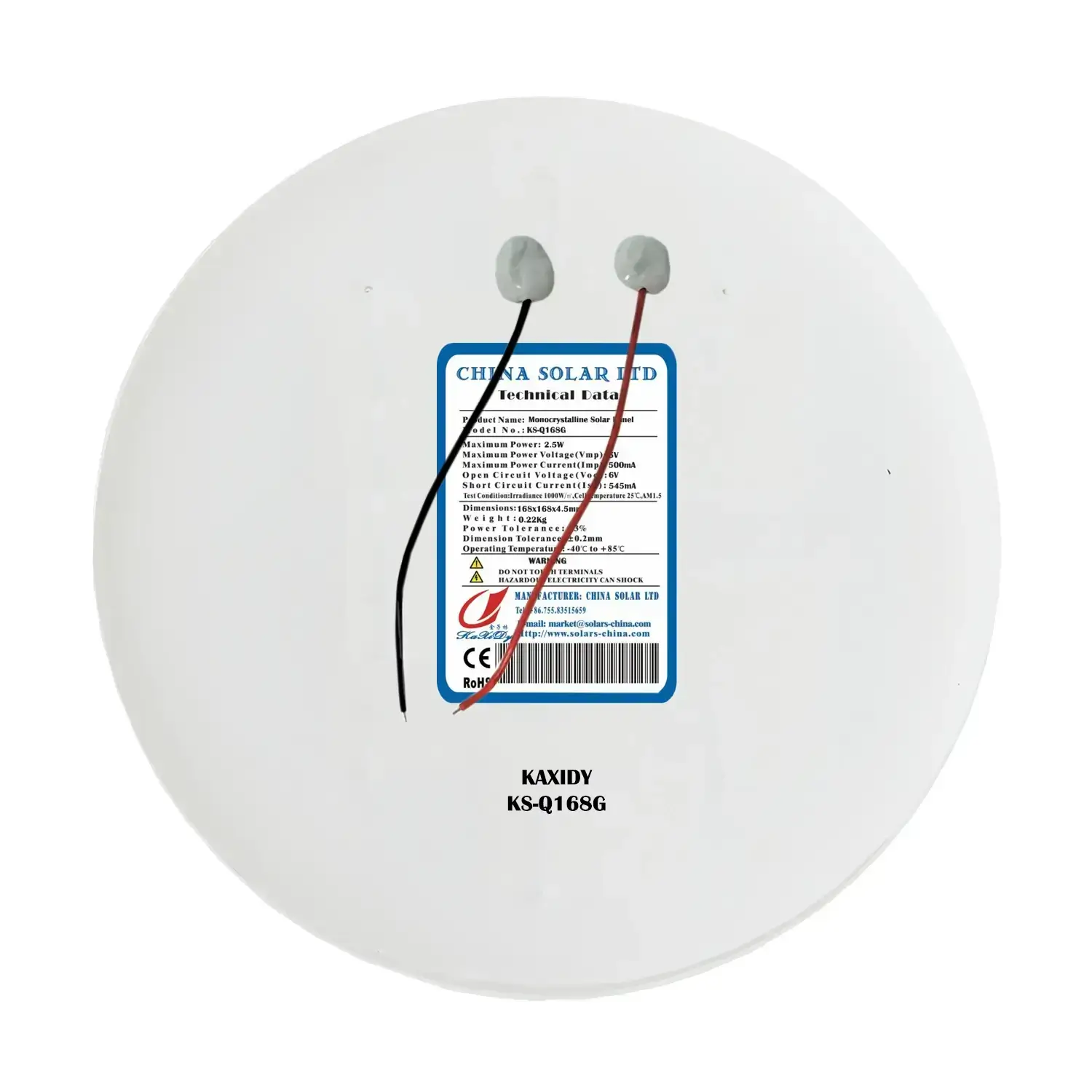 Rond Zonnepaneel 5V