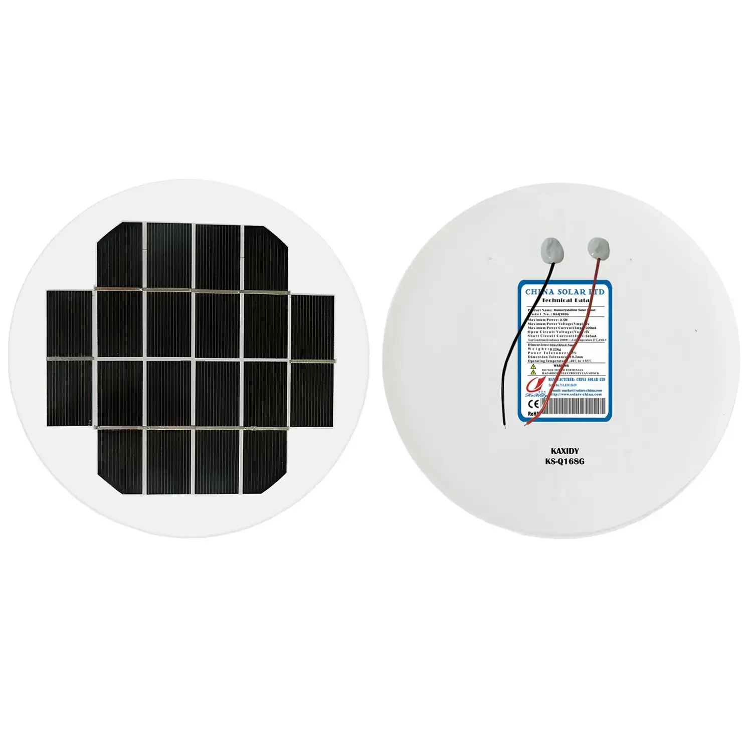 Rond Zonnepaneel 2,5W