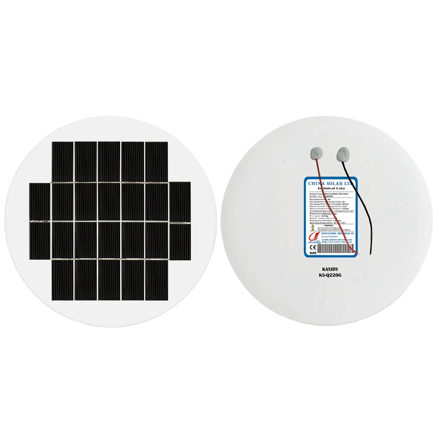 Rond Zonnepaneel